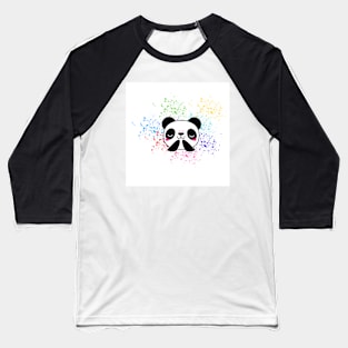 Giggling Panda Bear Baseball T-Shirt